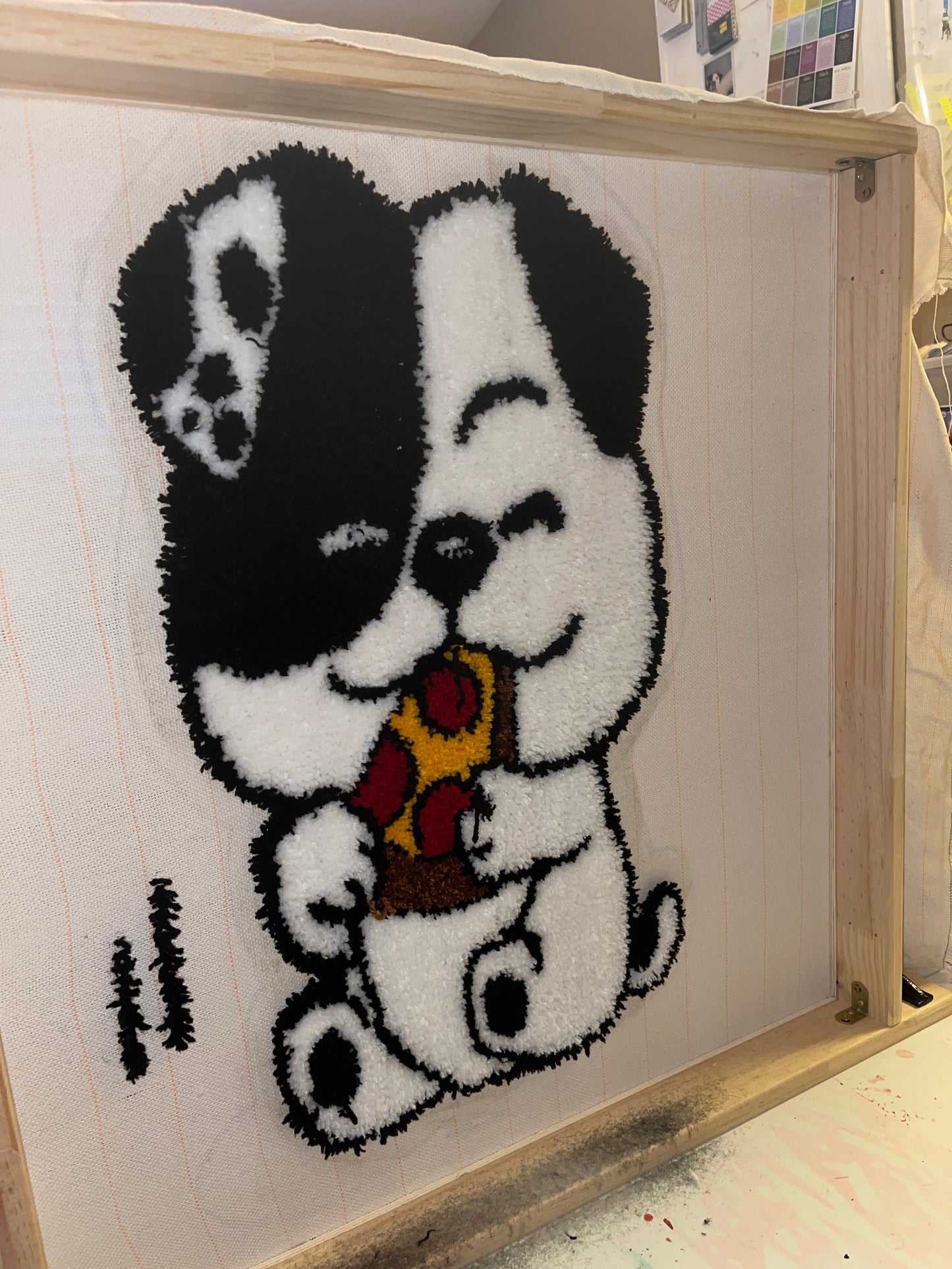 Cartoon Dog Rug