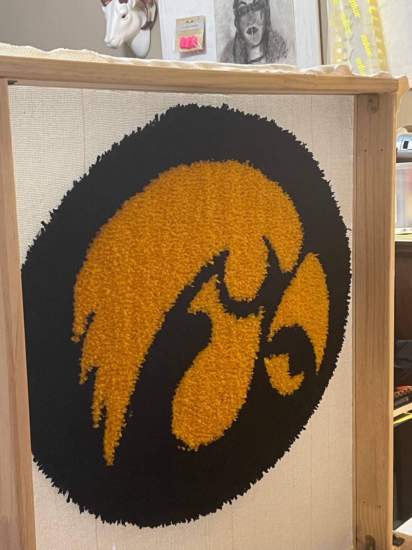 Iowa Hawkeye Rug