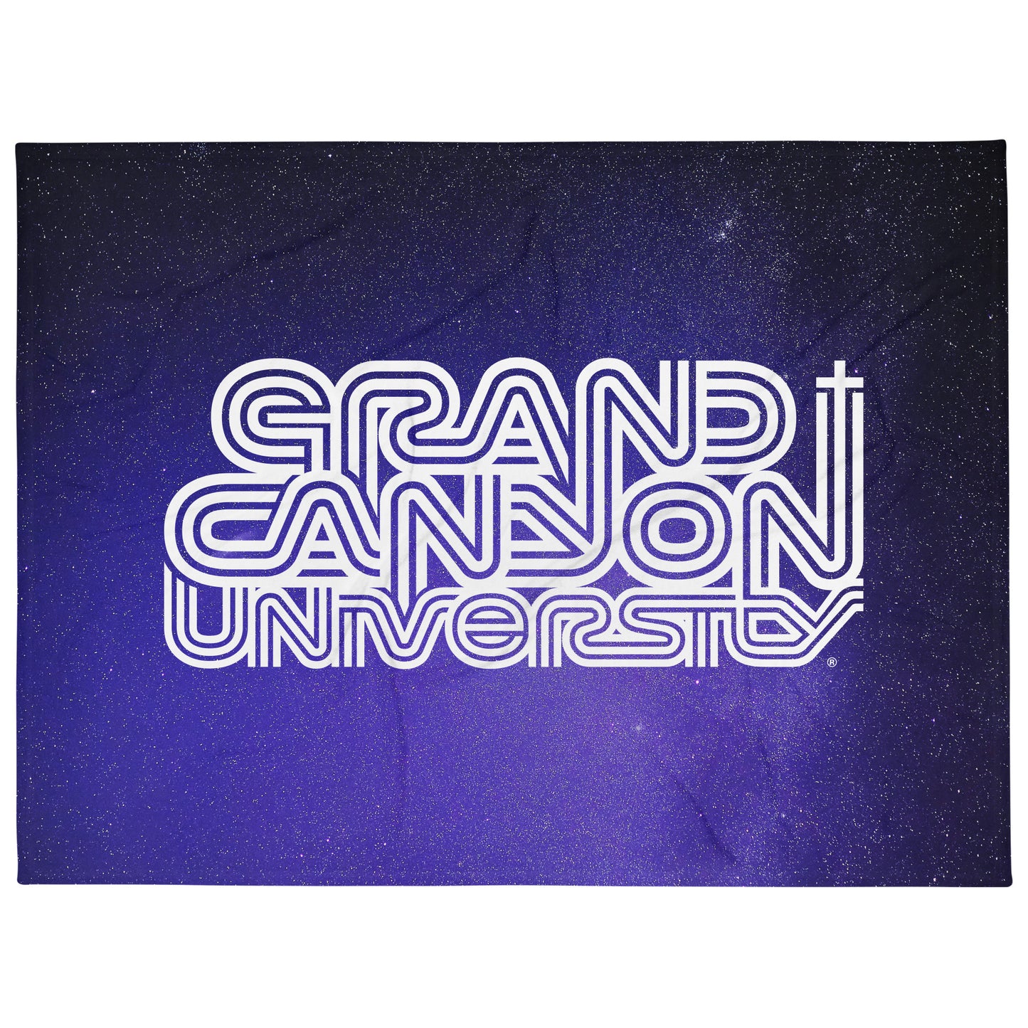 GCU Three Lined Cross Throw Blanket - Galaxy
