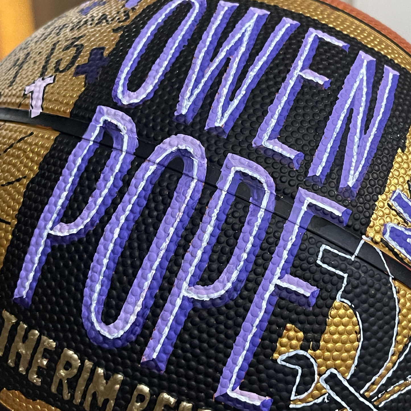 Custom Hand-painted Basketball