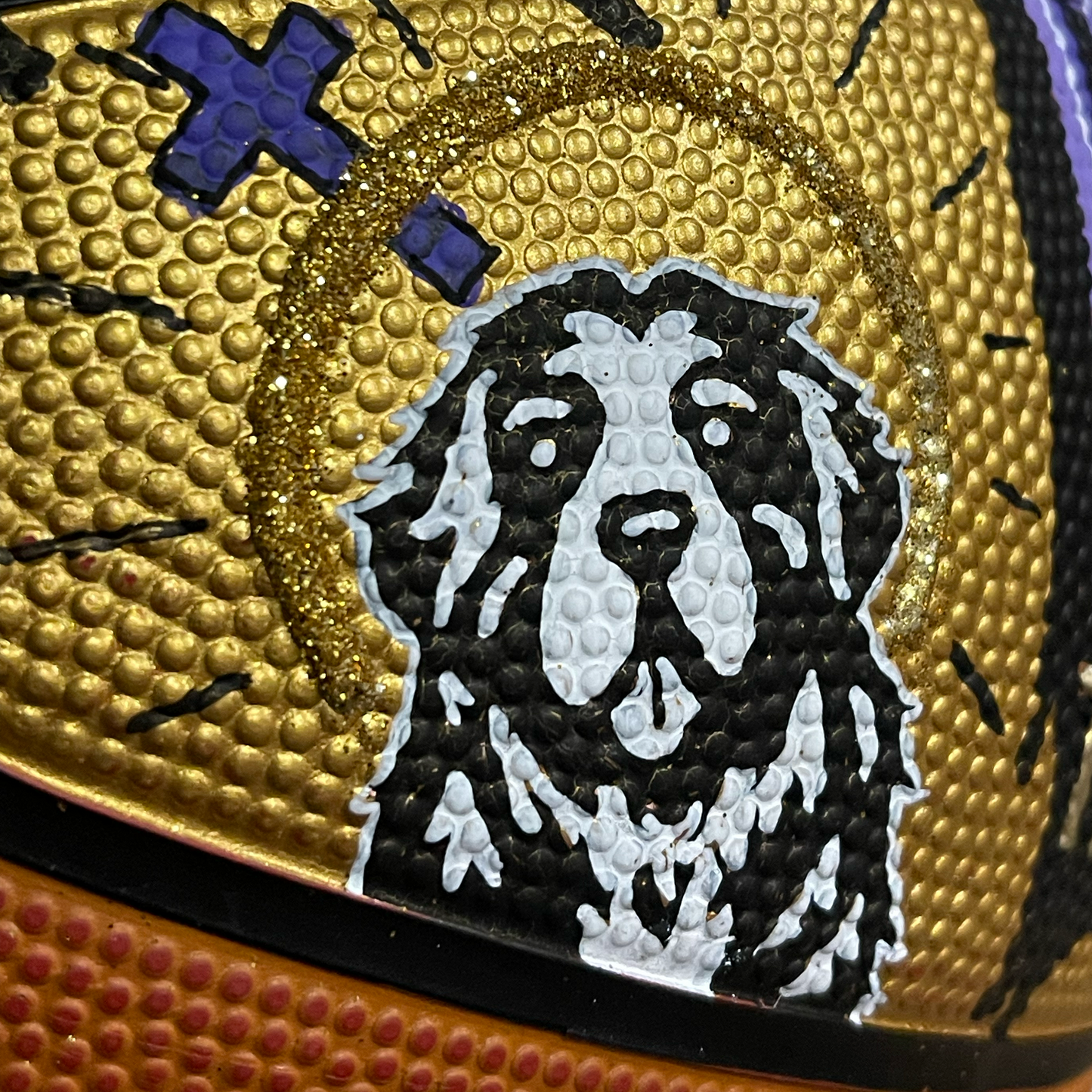 Custom Hand-painted Basketball