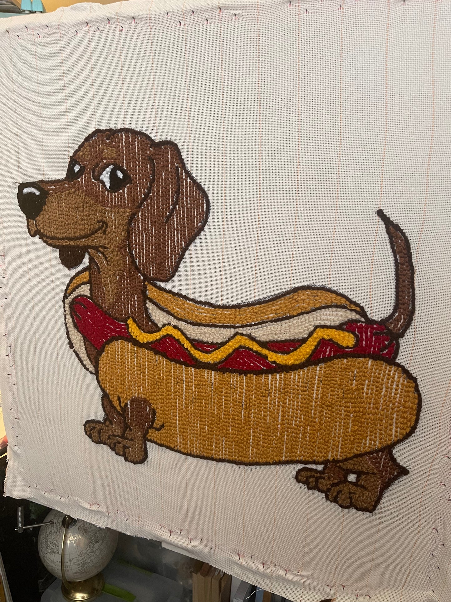 Hot Dog Dachshund Rug